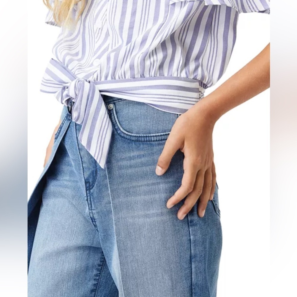 Habitual Kids
Girls' Fallyn Wrap Wide Leg Denim Pants cotton mix material sz 10 - Picture 4 of 12